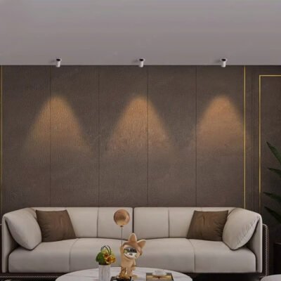 Đèn âm trần Spotlight 360° vỏ trắng 21 117