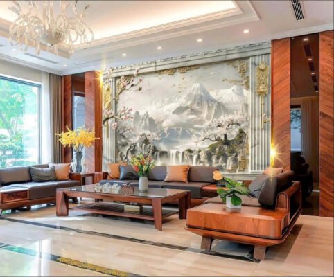 Tranh dán tường 3D 13 Tranh Dan Tuong 3D 2