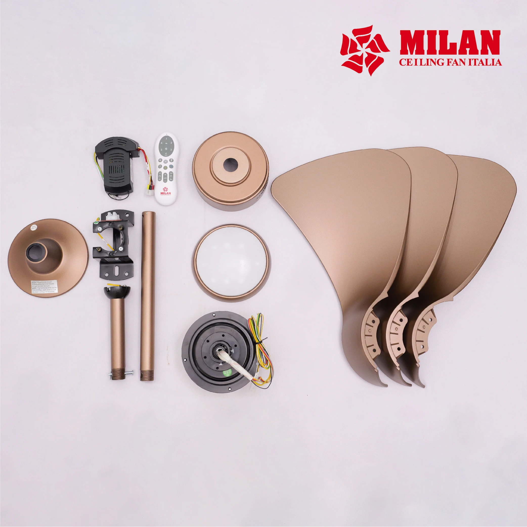 Quạt Trần Mini FY526 - Đen - Đồng cát 11 Quạt Trần Mini FY526 - Đen - Đồng cát - Ảnh 10