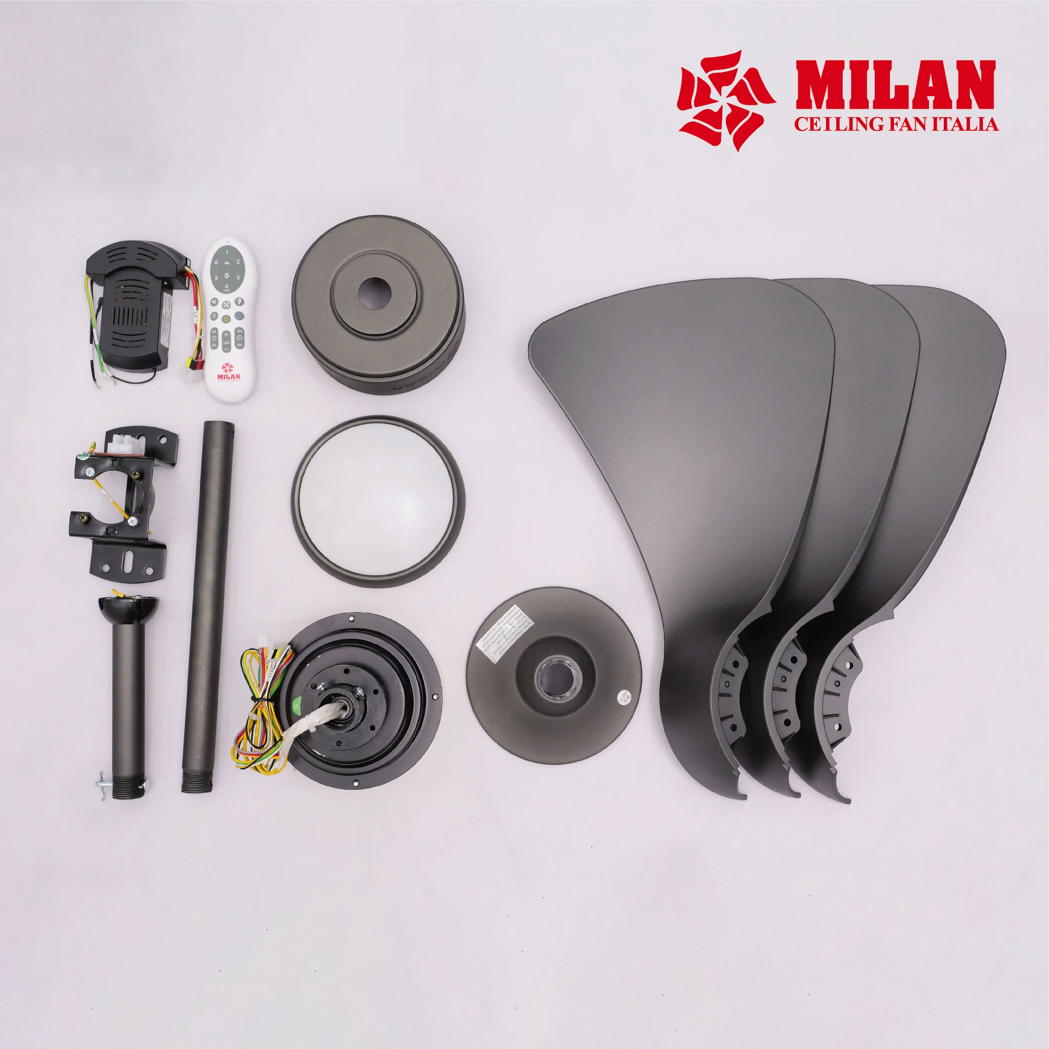 Quạt Trần Mini FY526 - Đen - Đồng cát 7 Quạt Trần Mini FY526 - Đen - Đồng cát - Ảnh 6