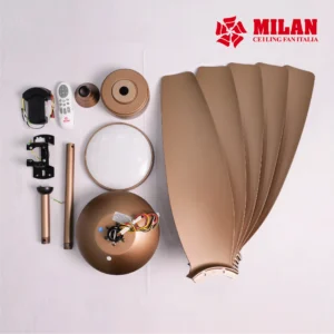 Alternative view of Quạt Trần Đèn 5 Cánh FY528 - Màu Đồng Cát