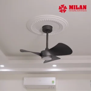 Quạt Trần Mini FY526 - Đen - Đồng cát 13 QUAT TRAN MILAN ANH WEB 19.3 02