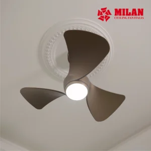 Quạt Trần Mini FY526 - Đen - Đồng cát 18 QUAT TRAN MILAN ANH WEB 19.3 12