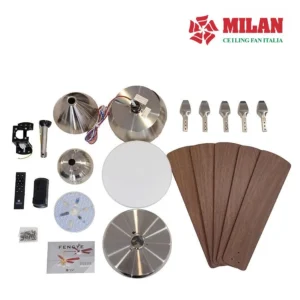 Alternative view of Quạt Trần Đèn 5 Cánh FY515 - BN