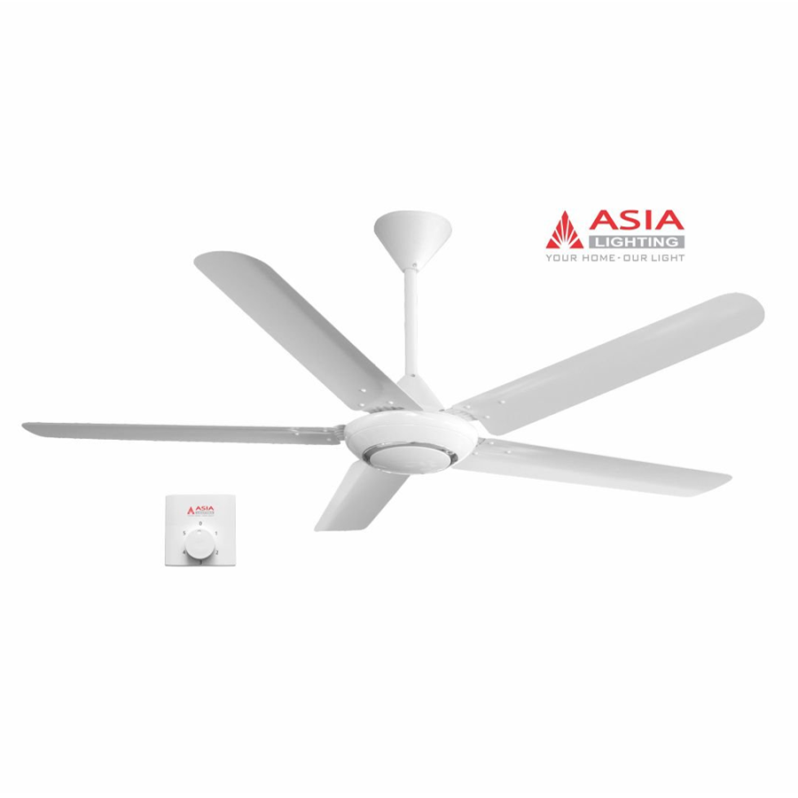 Quạt trần cao cấp QT06-T-01 80w Trắng sang trọng 3 Quạt trần cao cấp QT06-T-01 80w Trắng sang trọng