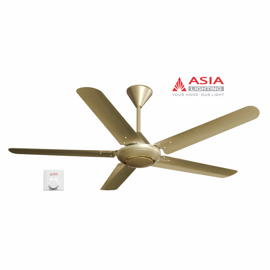 Quạt trần cao cấp QT06-V -01 80w Vàng đẳng cấp 3 Quạt trần cao cấp QT06-V -01 80w Vàng đẳng cấp