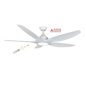 Quạt trần đèn cao cấp 38w QT03 – T – Trắng sang trọng Asia