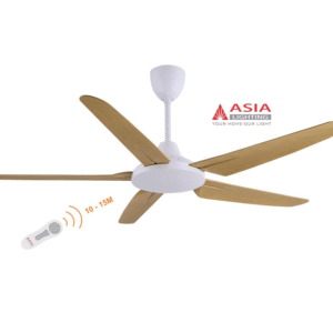 Quạt trần đèn cao cấp 80w QT05 – G – Gỗ phong cách Asia