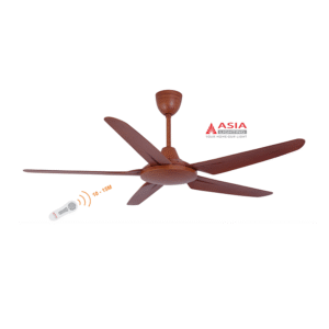 Quạt trần đèn cao cấp 80w QT05 – G – Gỗ tự nhiên Asia