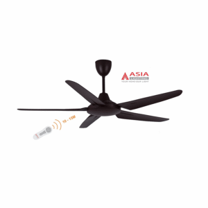 Quạt trần đèn cao cấp 80w QT05 – N – Nâu cà phê Asia