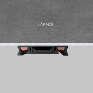 Thanh ray nam châm siêu mỏng ( 2 mét ) 16 RNCSM 3