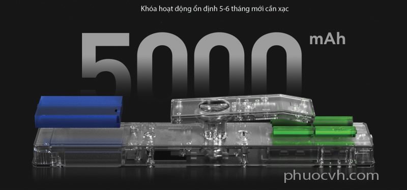 Khóa Nhận Diện Khuôn Mặt VOC K7 PRO 6 Khóa Nhận Diện Khuôn Mặt VOC K7 PRO - Ảnh 5