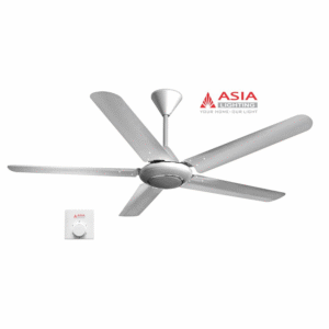 Quạt trần cao cấp QT06-B -80w Bạc kiêu sa