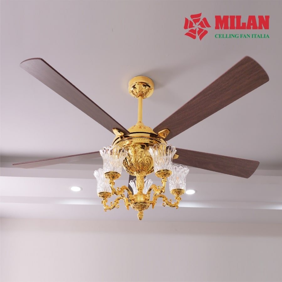 Quạt trần đèn FY968 – Mạ Vàng 9999 5 Quạt trần đèn FY968 – Mạ Vàng 9999 - Ảnh 4