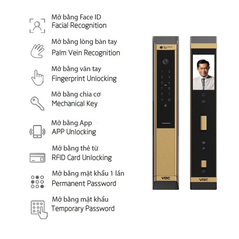 Khóa Face ID VOC V70Max 6 Khóa Face ID VOC V70Max - Ảnh 4