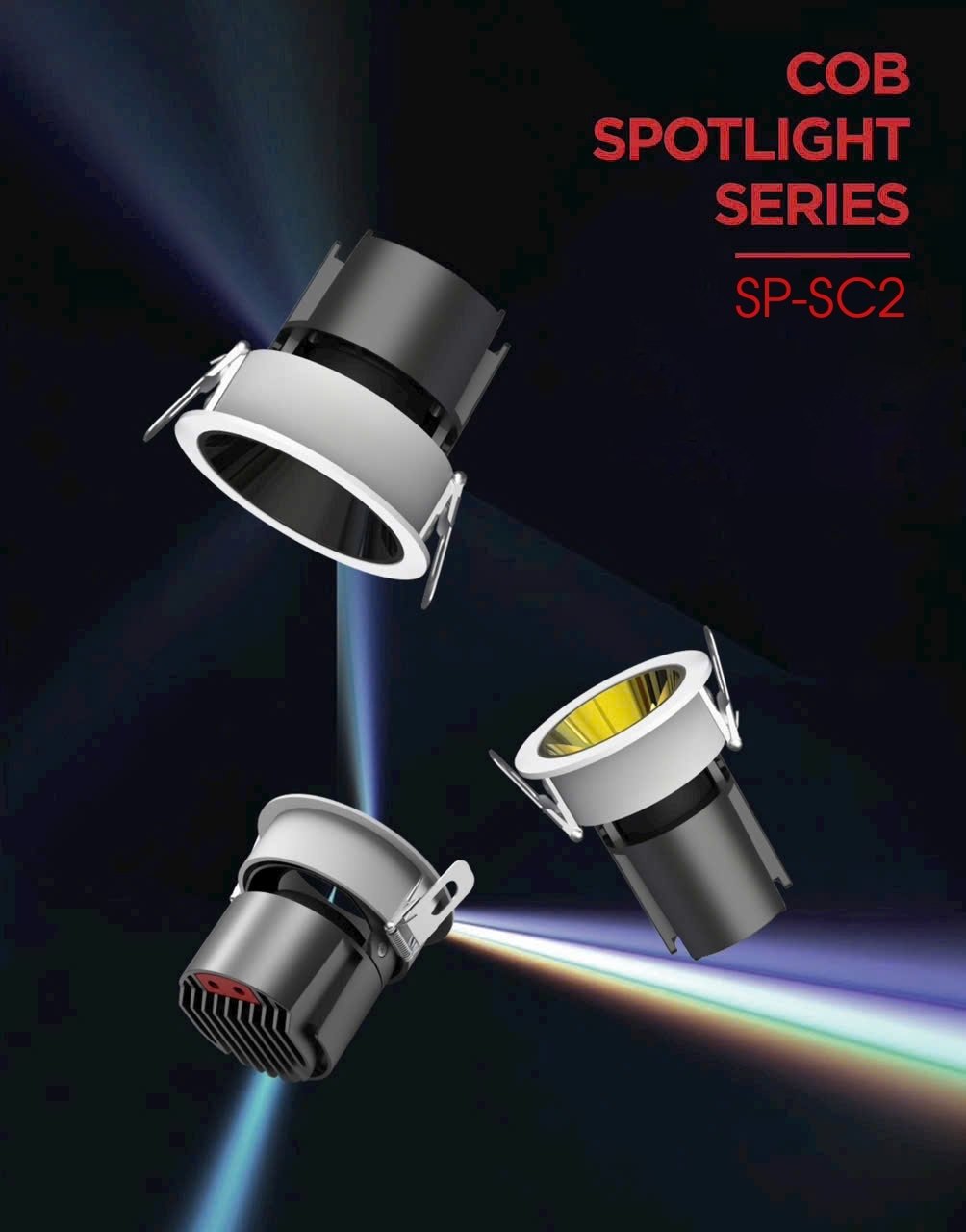 Đèn Spotlight âm trần COB 6 Đèn Spotlight âm trần SP-SC2