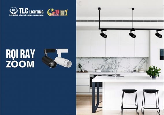 Đèn Led rọi ray Zoom Xoay 360 5 Đèn Led rọi ray Zoom Xoay 360