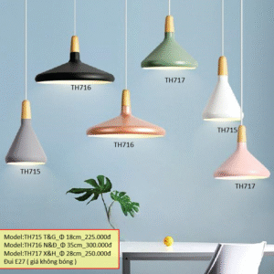Đèn chao thả nhôm Decor