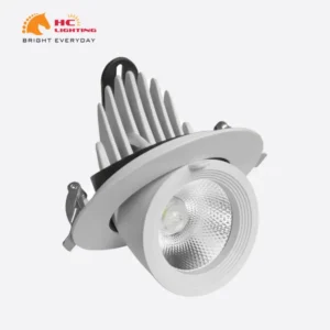 Đèn âm trần COB xoay góc 360