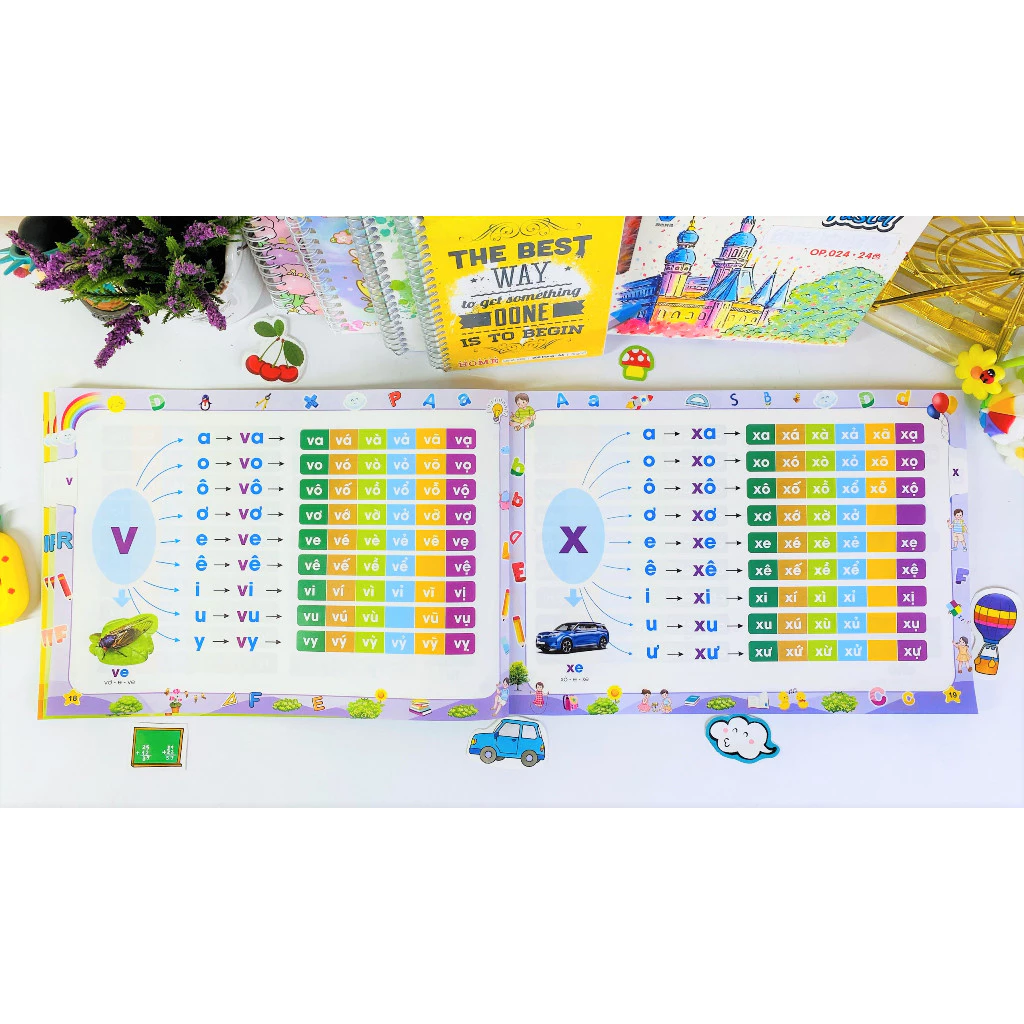 Sách - Chắp cánh cùng bé - Tập đánh vần Tiếng Việt - Bí quyết giúp con đọc Tiếng Việt thông thạo 7 Sách - Chắp cánh cùng bé - Tập đánh vần Tiếng Việt - Bí quyết giúp con đọc Tiếng Việt thông thạo - Ảnh 7