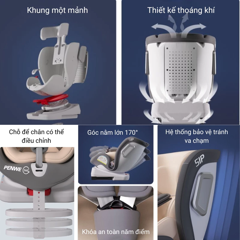 Ghế Ngồi Ôtô Cho Bé Nhà Topkids Fuji, Hệ thống ISOFIX+LATCH Có Mái Che Có Để Chân Hỗ Trợ Lắp Đặt Dễ Dàng 7 Ghế Ngồi Ôtô Cho Bé Nhà Topkids Fuji, Hệ thống ISOFIX+LATCH Có Mái Che Có Để Chân Hỗ Trợ Lắp Đặt Dễ Dàng - Ảnh 6