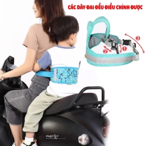 Alternative view of Đai đi xe máy cho bé - Đai xe máy giữ bé an toàn khi đi xe máy, xe máy điện