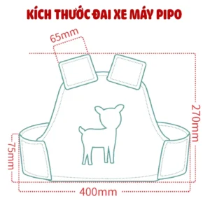 Đai đi xe máy cho bé - Đai xe máy giữ bé an toàn khi đi xe máy, xe máy điện 14 dai xe may an toan 6