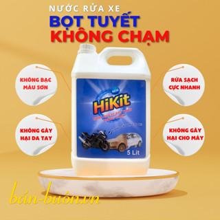 Nước rửa xe Không Chạm Bọt Tuyết HiKit, Nước rửa xe ô tô, xe máy - Can 5 kg 3 Nước rửa xe Không Chạm Bọt Tuyết HiKit, Nước rửa xe ô tô, xe máy - Can 5 kg