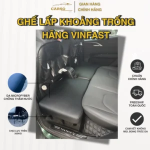 Đệm ghế sau lấp khoảng trống xe ô tô VINFAST thay thế cho đệm hơi chuẩn khít theo xe 16 dem ghe sau cho xe vinfast 5