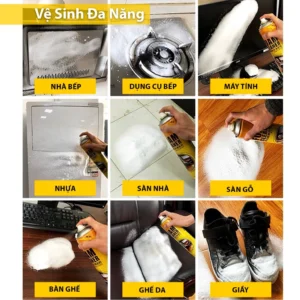 Alternative view of Chai Xịt Bọt Vệ Sinh Ô Tô, Vệ Sinh Sofa, Đồ Da, Giày Dép Đa Năng, Làm Sạch Và Khử Mùi Nội Thất